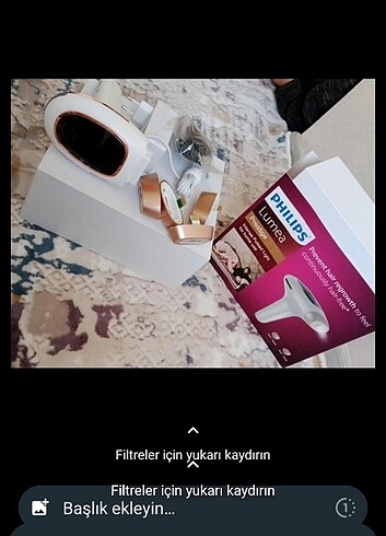 Philips lumea lazer 4 başlıklı 