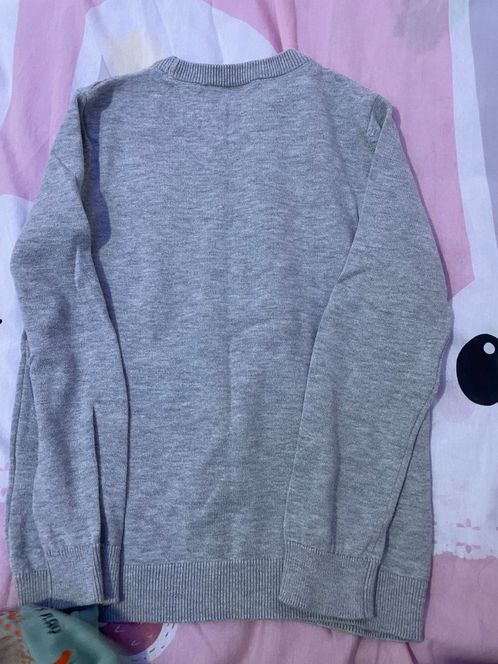 LC Waikiki Gri Erkek Çocuk Triko Kazak - Görsel 3