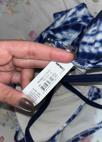 Lacivert Bağlamalı Bohem Mayo - Görsel 4