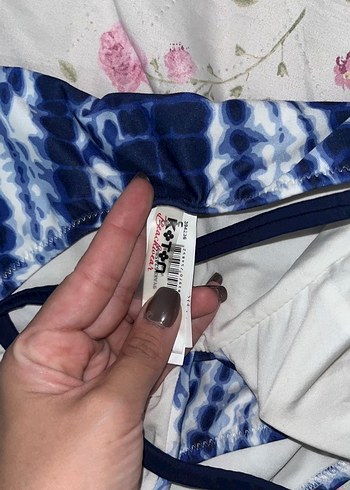 Lacivert Bağlamalı Bohem Mayo - Görsel 3