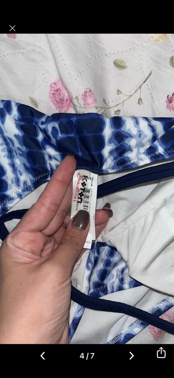 Lacivert Bağlamalı Bohem Mayo - Görsel 3