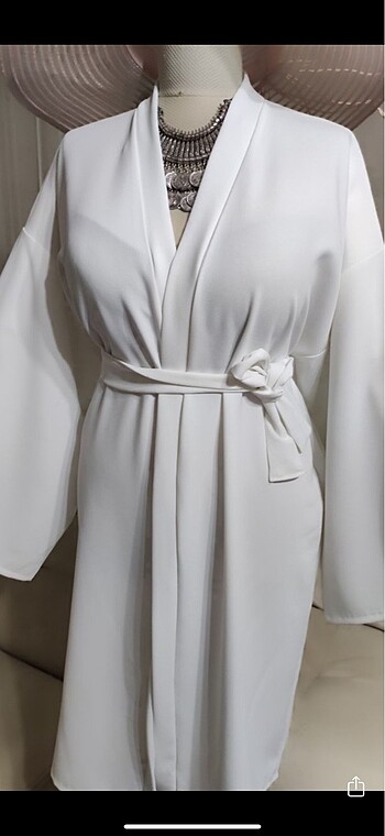 Krep kumaş kimono