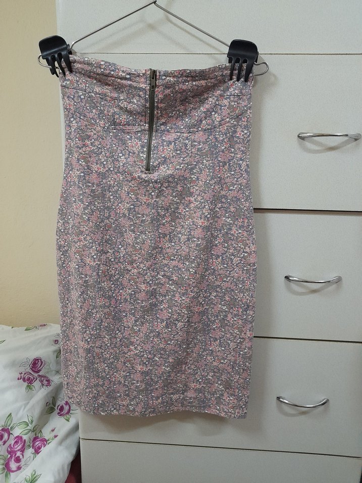 straplez elbise - Görsel 3