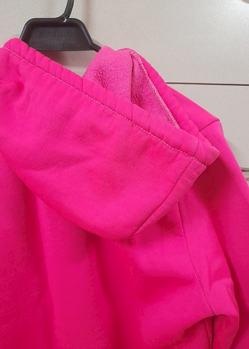 l Beden Kadın Pembe Kapüşonlu Sweatshirt
