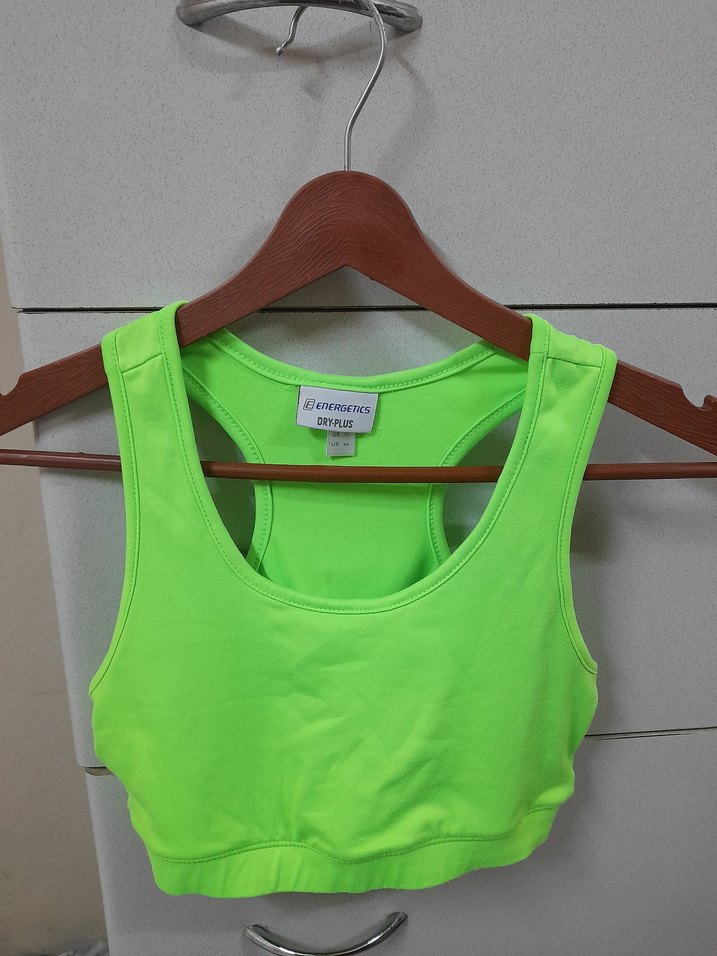 Yeşil Spor Büstiyer Kadın Atlet - Görsel 2