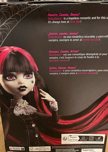  Beden Monster High Reel Drama Draculaura