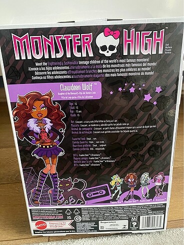 Monster High Monster High Clawdeen Creeproduction
