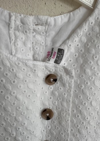 LC Waikiki Kız çocuk beyaz elbise