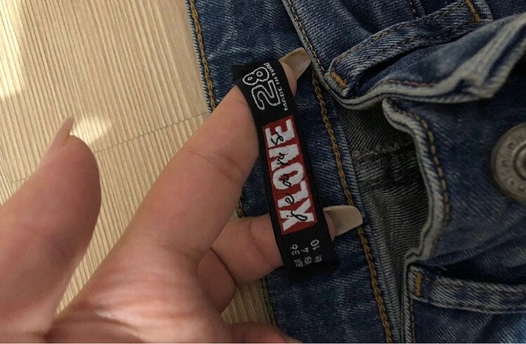 Diğer dar paça jean