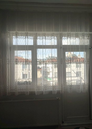 Beyaz Düz Tül Perde - Görsel 6