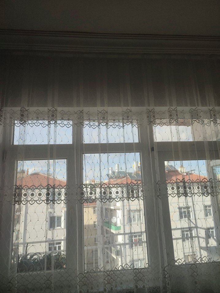 Beyaz Düz Tül Perde - Görsel 4