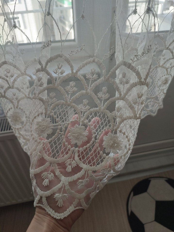 Beyaz Düz Tül Perde - Görsel 2