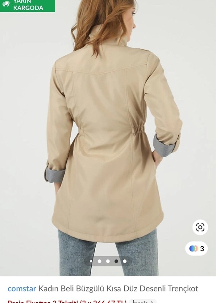 Trençkot - Görsel 2