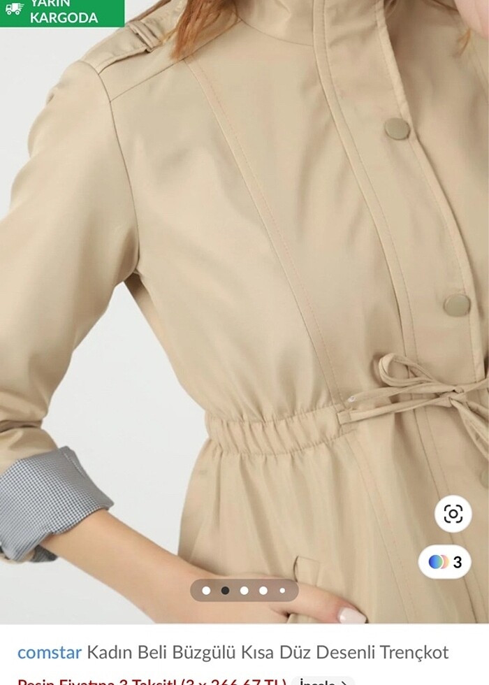 Trençkot - Görsel 3