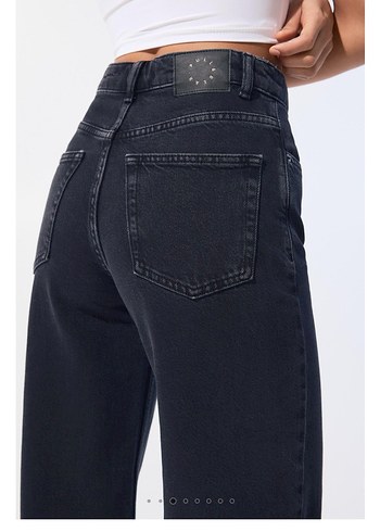 Yüksek Bel Geniş Paça Pantolon - Görsel 2