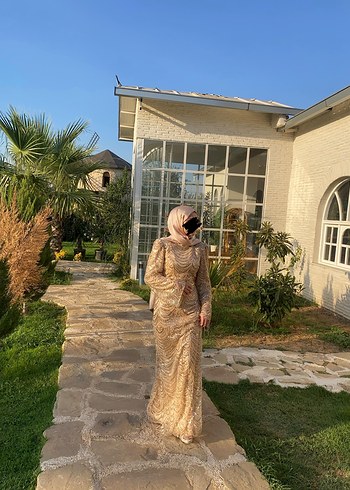 38 Beden Parlak tesettür abiye