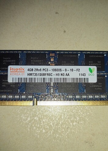 Diğer Hynix 4GB 1333MHz DDR3 RAM