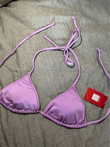 s Beden mor Renk Bikini Üstü