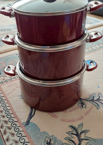 Bej Tabanlı Gri Tencere - Görsel 2