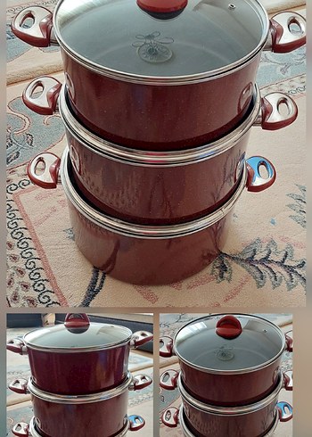 Bej Tabanlı Gri Tencere - Görsel 4