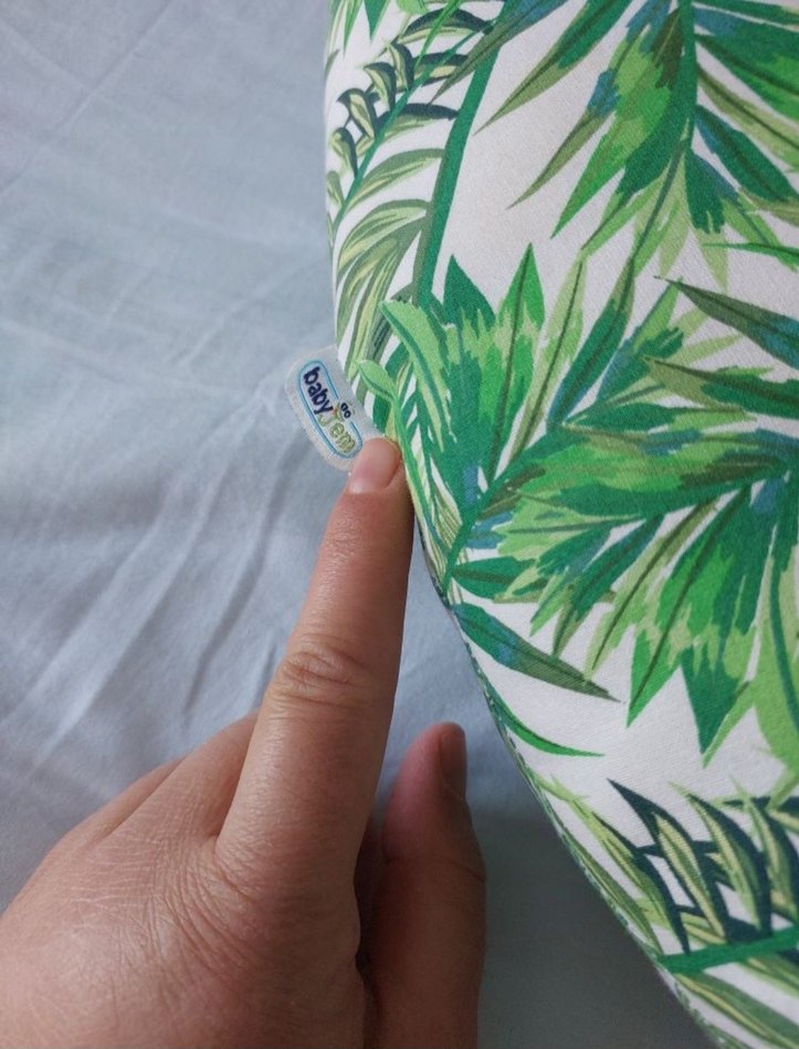 Yeşil Desenli Emzirme ve Hamile Yastığı - Görsel 2