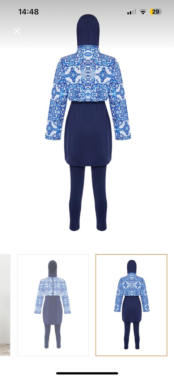 Uzun Kollu, Kuşaklı Mavi  haşema - Görsel 3