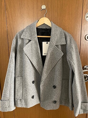 PULL&BEAR GRİ KABAN YENİ SEZON