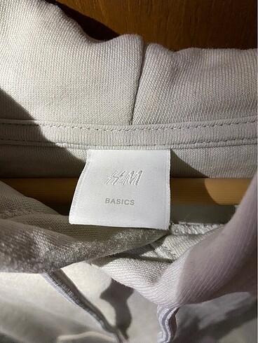l Beden beyaz Renk H&M Sweatthishirt oversize