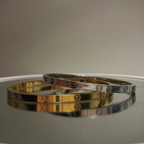 Gold - Silver Cartier bileklik