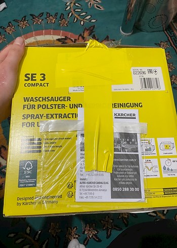 Kärcher SE 3 Kompakt Koltuk ve Halı Temizleyici - Görsel 4