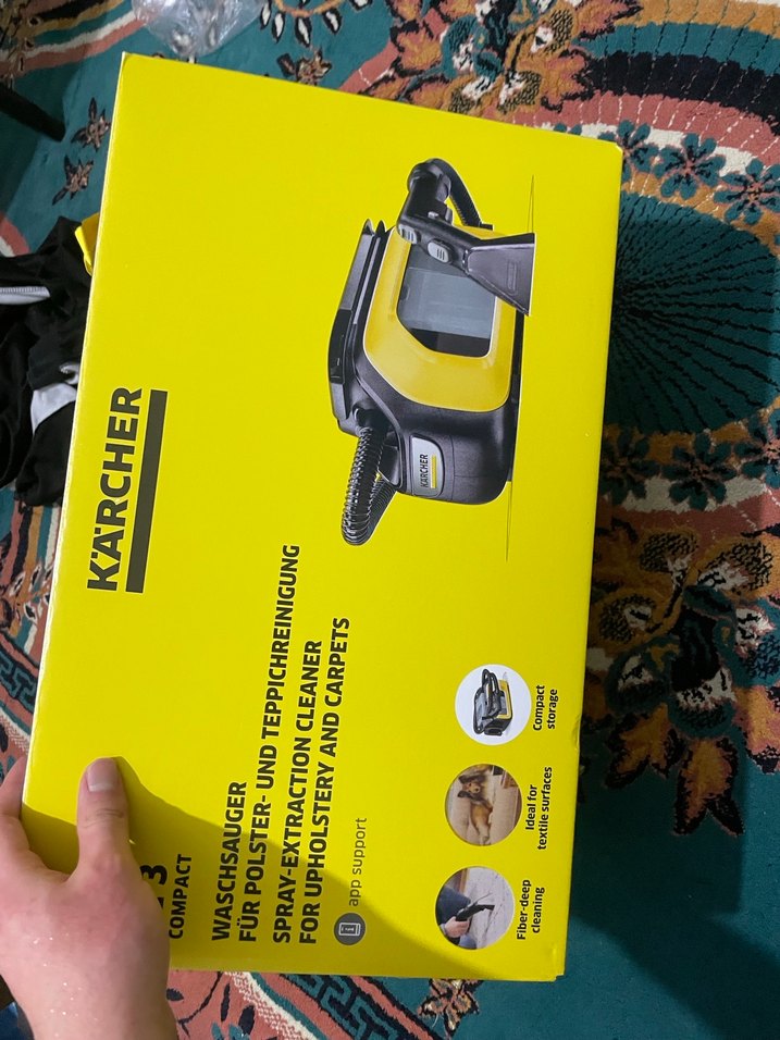 Kärcher SE 3 Kompakt Koltuk ve Halı Temizleyici - Görsel 2