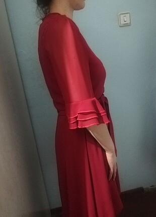 s Beden Kırmızı elbise 