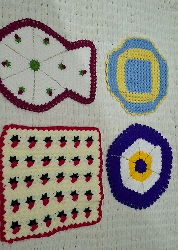 Renkli El Yapımı Banyo lifleri - Görsel 3