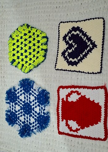 Renkli El Yapımı Banyo lifleri - Görsel 4