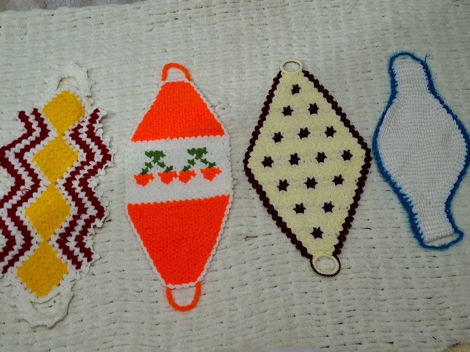 Renkli El Yapımı Banyo lifleri - Görsel 5