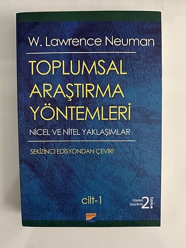 Toplumsal Araştırma Yöntemleri 1-2