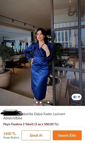 Diğer Saten elbise