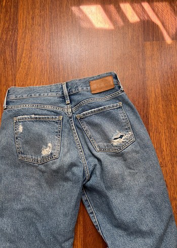 Bershka Kadın Gri Renkli Bol Kesim Kot Pantolon