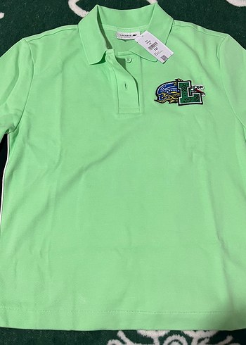 Kadın Yeşil Oversize Polo Tişört - Görsel 4