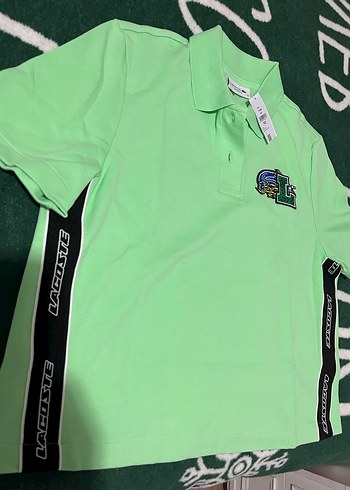 Kadın Yeşil Oversize Polo Tişört - Görsel 6