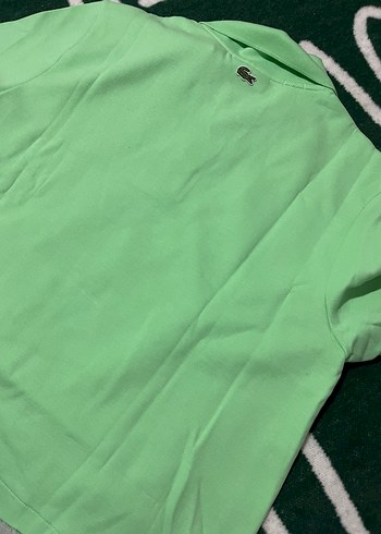 Kadın Yeşil Oversize Polo Tişört - Görsel 7