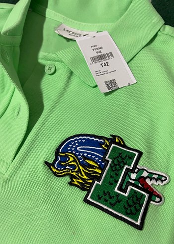 Kadın Yeşil Oversize Polo Tişört - Görsel 5