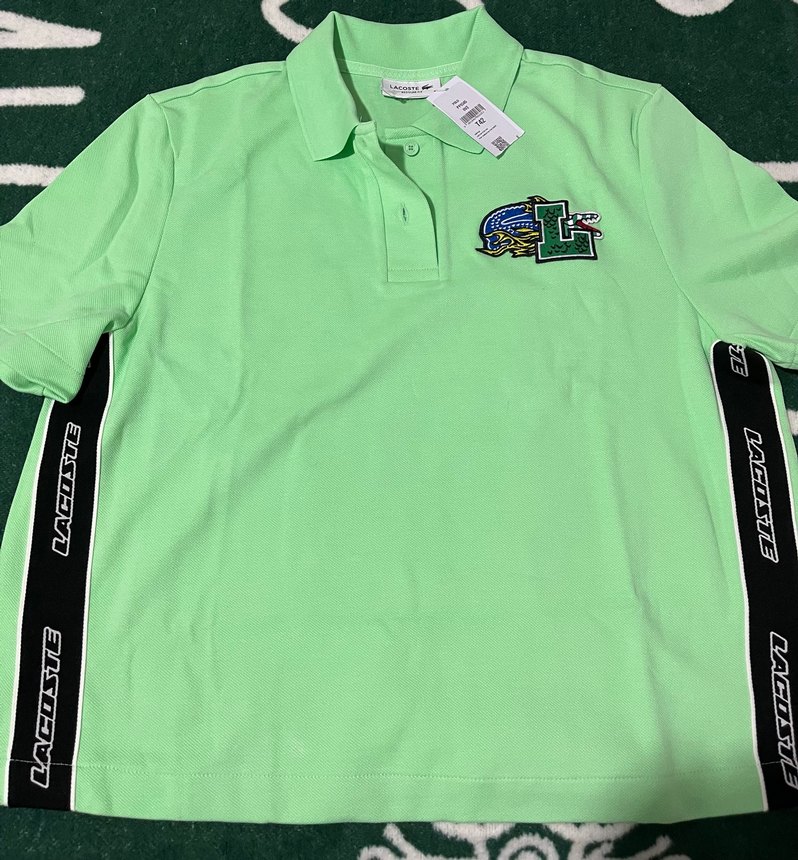 Kadın Yeşil Oversize Polo Tişört - Görsel 4