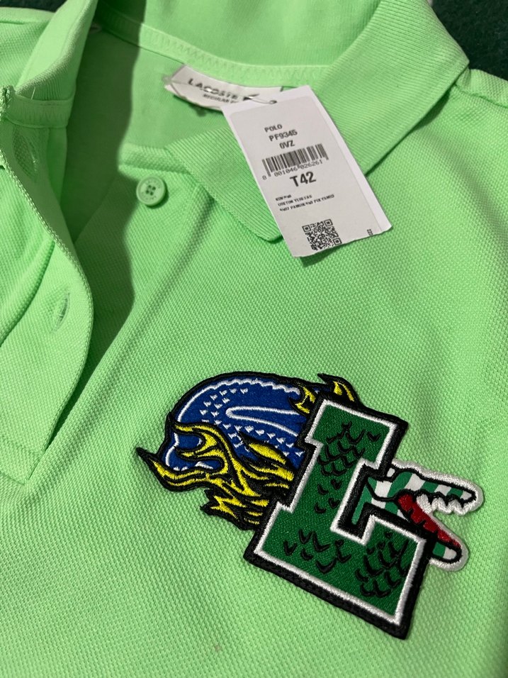 Kadın Yeşil Oversize Polo Tişört - Görsel 5