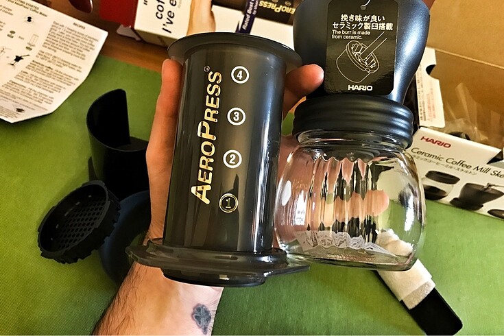 AeroPress Kahve Demleme Ekipmanı