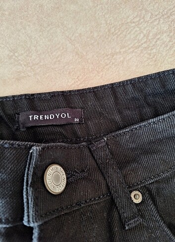 Trendyol & Milla Siyah Uzun Denim Etek