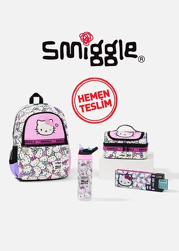 Smiggle Hello Kitty 4 Parça Çanta Seti