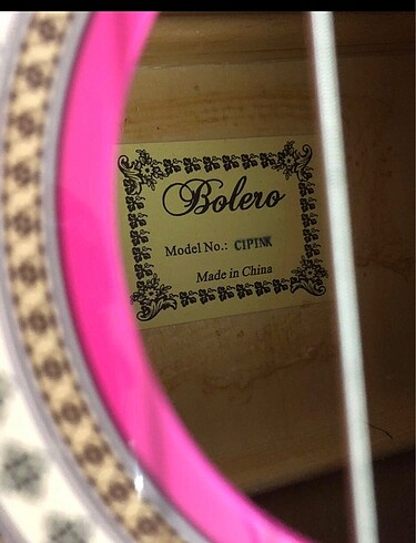 Bolero pembe başlangıç gitarı - Görsel 5