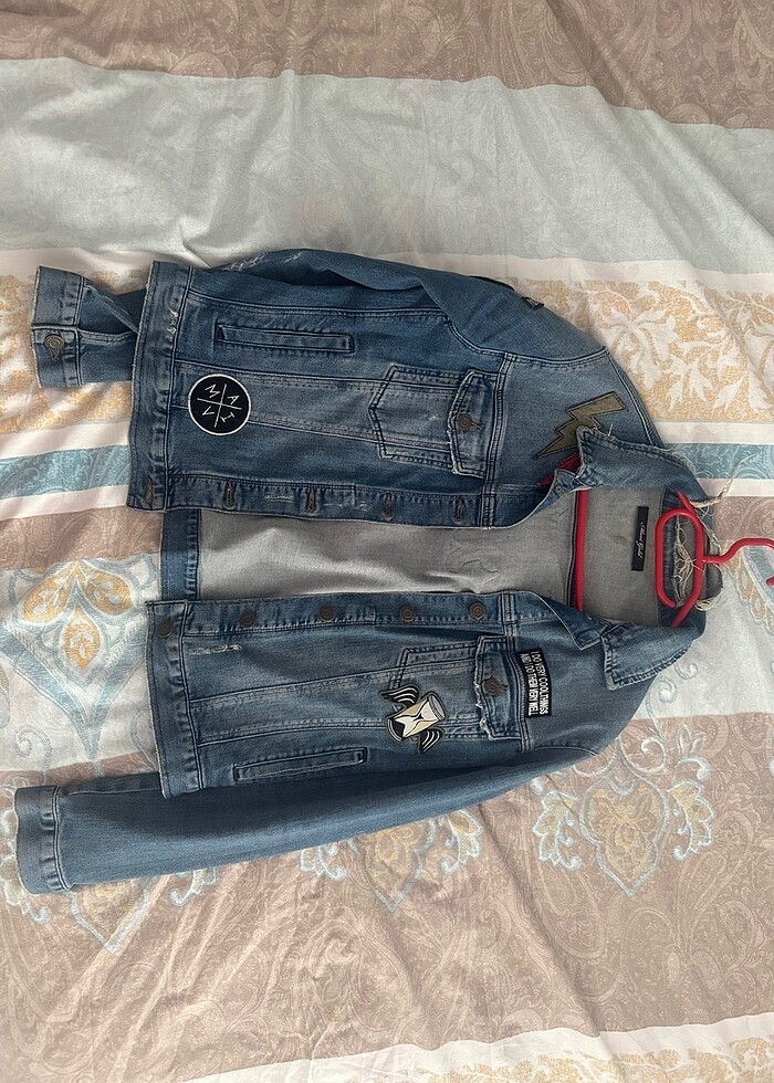 Mavi kot ceket - Görsel 2