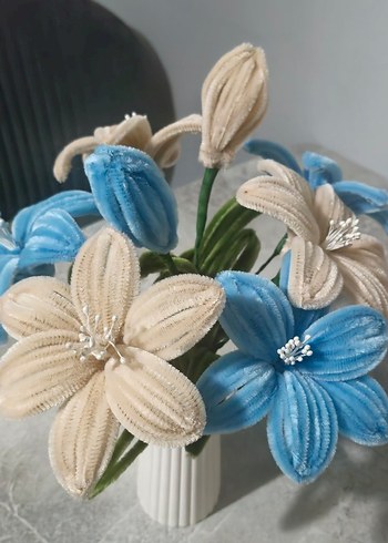 #Mavi ve Krem buket - Görsel 2